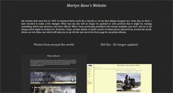 Desktop Screenshot of martynbane.co.uk